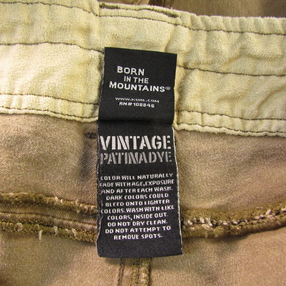Kuhl Jean Mens 38x30 Rebel Pants Distressed Brown Hiking Outdoor Trail Rugged - Picture 6 of 16